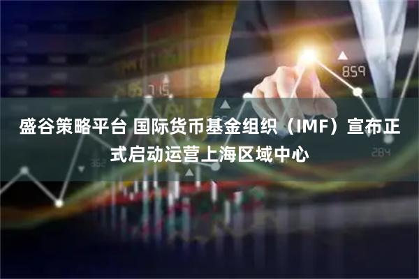 盛谷策略平台 国际货币基金组织(IMF)宣布正式启动运营上海区域中心